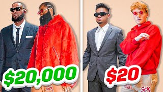 Recreating $20,000 NBA Outfits with ONLY $20