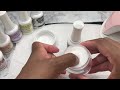 kiara sky dip powder french starter kit white dip powder natural nails w gel base coat tutorial