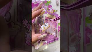 [ASMR]DIYMini Pink Cottage #unpack #unzip# stickers