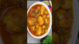 aloo Diye dim Jhol recipe||egg ranna recipe #new #cooking #shorts