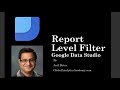 How to apply a filter to a Report in Google Data Studio