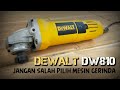 Unboxing the tough DEWALT DW810 grinding machine