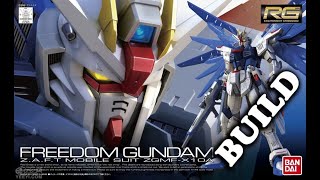 Bandai - Freedom Gundam 1/144 Real Grade - BUILD