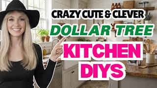 You Will Love These Crazy Cute & Clever Dollar Tree Kitchen DIYS!