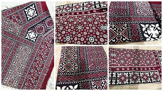 Sindhi ajrak Double chakar || WhatsApp Contact 03066865744