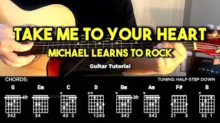 Take Me To Your Heart - Michael Learns To Rock | Guitar Tutorial For Beginners (CHORDS & LYRICS)