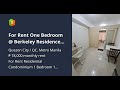 For Rent One Bedroom @ Berkeley Residences Katipunan