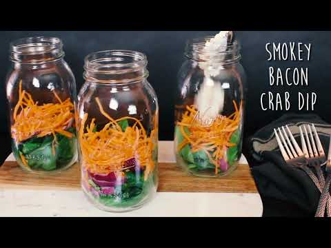 Smokey Crab Mason Jar Salad Smokey Crab Mason Jar Salad