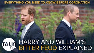 Prince Harry and William's Bitter Feud: Everything You Need To Know Before The Coronation