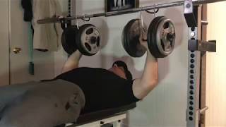 125lb Dumbbell Bench With Power Hooks