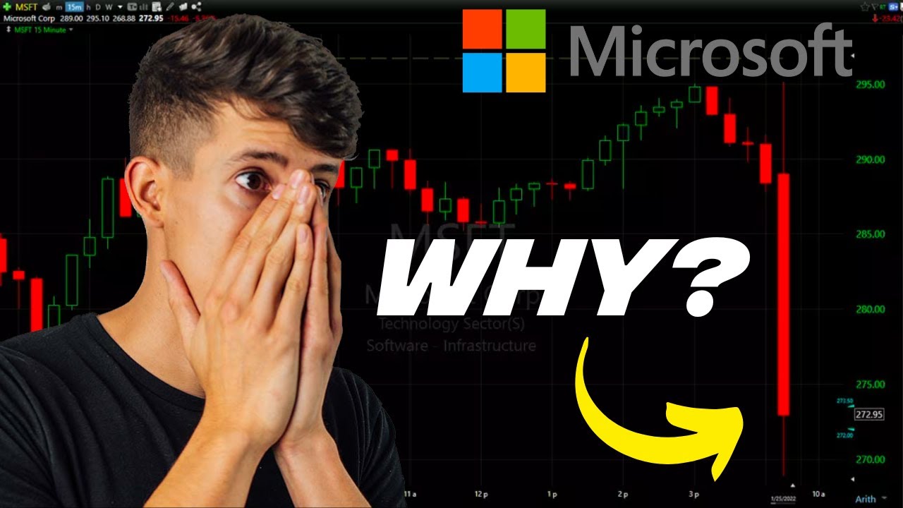 WHY DID MICROSOFT STOCK CRASH AFTER POSITIVE EARNINGS? - YouTube