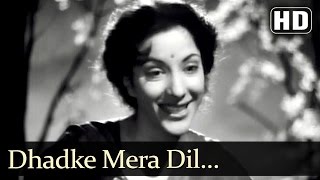 Dhadke Mera Dil (HD) - Babul Songs - Dilip Kumar - Nargis - Shamshad Begum - Filmigaane
