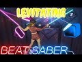 Dua Lipa - Levitating in BEAT SABER (Expert+) First Attempt | Mixed Reality