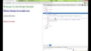 CHANGE HTML ATTRIBUTE USING JAVASCRIPT DEMO