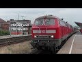 BR 218-Doppel mit IC in Husum - Traffic Hamburg