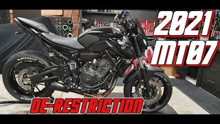 2021 MT07 LAMS DE RESTRICTION - STEP BY STEP