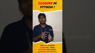 what is closure ? | How it is used in Python | தமிழில் | in Tamil | #shorts