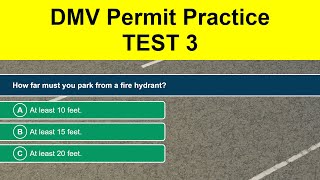 California DMV Written Test 3 - 2025