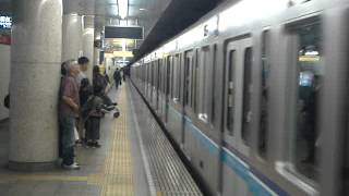 東京メトロ東西線05系リニューアル車回送 日本橋駅(T-10)通過