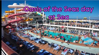 Oasis of the Seas - Day at Sea, Food, Pirates in the Caribbean Parade, Aqua 80 Show