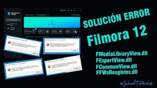 Solución Error Filmora 12 faltas de archivos DLL