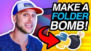 Prank your friends - Code a Python Folder Bomb ๐๐ฃ | Programming Projects