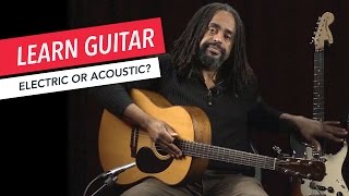 Beginner Guitar Lessons: Should I Play Electric or Acoustic Guitar? | Guitar | Lesson | Beginner