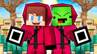 JJ and Mikey Became SQUID GAME Soldiers in Minecraft - Maizen