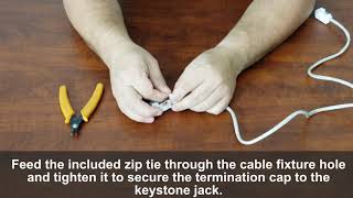 How to Terminate a Keystone Jack