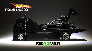 MAKING A TRIBUTE | HOT WHEELS KEN BLOCK FORD RS200 | AERO LIFT TRANSPORTER