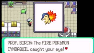 Going to Prof Birch once I have 100% COMPLETED pokédex. RARE starter POKEMON. I chose Chikorita.