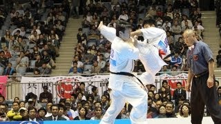 【新極真会】第44回全日本空手道選手権大会　男子4回戦8 SHINKYOKUSHINKAI KARATE