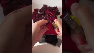 Handmade diy ribbon rose flowers gift #diy #handmade #flowers #rose #tutorial #handmadegifts #craft