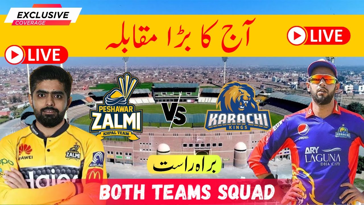 Watch PSL 8 Live Match | Karachi Kings Vs Peshawar Zalmi Live | PZ Vs ...