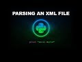 Parsing an XML File - Python Programming