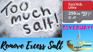 How to Reduce Salt in Cooked Food - Reduce too much Salt in Curry | Reduce Excessive Salt in Food
