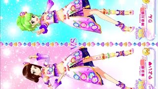 【アイカツスターズ】（2弾）（オンエアバトル）マイキャラ（とても難しい）★5 （勝ち）速押し引き分けでも18万点？