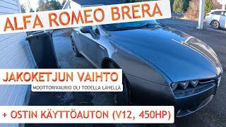 Alfan jakoketjun vaihto ja ostin järkevän käyttöauton (V12, 450HP)