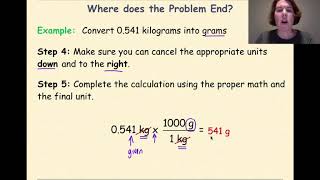 Mathematics of Chemistry 1 Part 7 Dimensional Analysis with One Unit Conversions