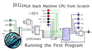 [01] Running the First Program  - FPGA Stack Machine CPU From Scratch