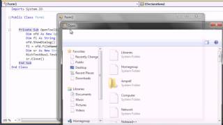 Visual Basic .Net - Create a Text Editor