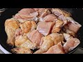 i take chicken and cook according to a miracle recipe delicious chicken in a pan