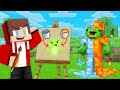 JJ use DRAWING MOD to Prank Mikey With ICE and FIRE Armor in Minecraft (Maizen)