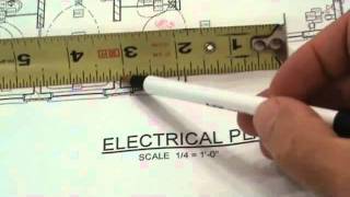 Reading an electrical plan 'scale'