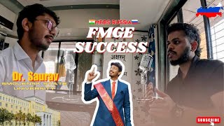 Fmge Success Story🔥🩺💫|Dr Saurav Zala ✅ |Smolensk State Medical University🇷🇺|Mbbs Russia 🇷🇺|Fmge 2025