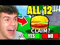 ALL 12 BURGER LOCATIONS In Roblox Car Dealership Tycoon! BURGER EVENT!