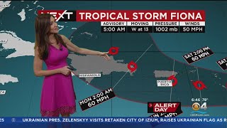 Tracking The Tropics: Tropical Storm Fiona 9/15/2022 6AM