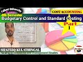 Budgetary Control and Standard Costing - Part 1