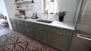 Interior Design — Narrow \u0026 Timeless Rowhouse Kitchen Design Makeover