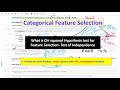 Categorical Feature selection using chi squared | Hands-on with Scipy and Python  part1|Tutorial 12